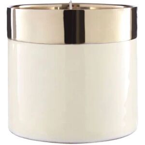 White & Gold Candle  - Funky Chunky Furniture