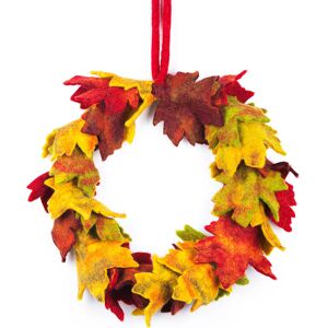 Felt Autumn Wreath   Funky Chunky Furniture  - Funky Chunky Furniture