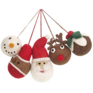 Felt Christmas Baubles  - Funky Chunky Furniture