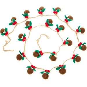 Felt Christmas Puds Garland  - Funky Chunky Furniture