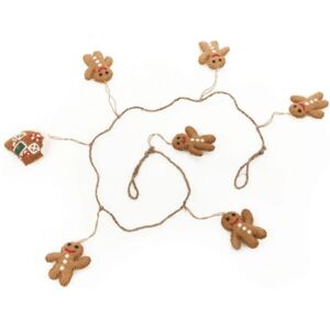 Felt Gingerbread Christmas Garland  - Funky Chunky Furniture