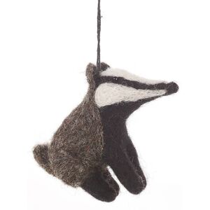 Felted Wool Badger Decoration   Funky Chunky Furniture  - Funky Chunky Furniture