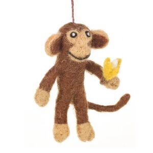 Felted Wool Monkey Decoration   Funky Chunky Furniture  - Funky Chunky Furniture
