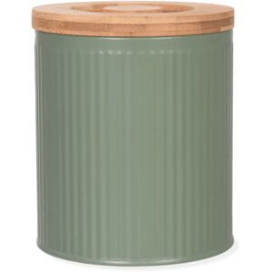 Green Tin With Bamboo Lid   Funky Chunky Furniture  - Funky Chunky Furniture