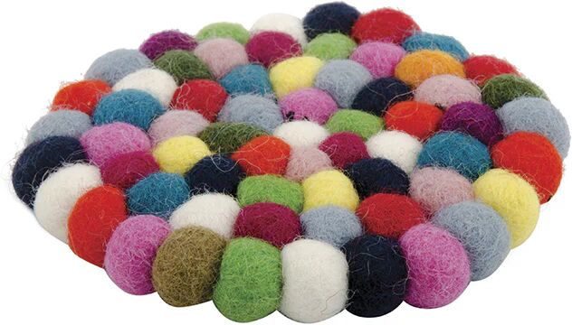 Rainbow Felted Wool Coaster - Outlet - Save 20%  - Funky Chunky Furniture