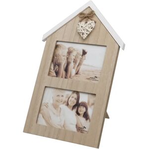 Woven Heart Wooden Double Photo Frame   Funky Chunky Furniture  - Funky Chunky Furniture