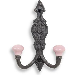 Vintage Iron Coat Hooks - Pink Hook Ends   Funky Chunky Furniture  - Funky Chunky Furniture