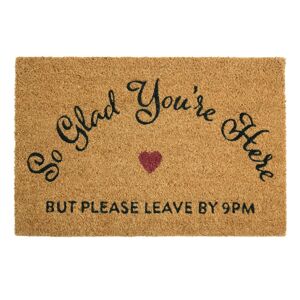 Please Leave by 9pm Doormat   Funky Chunky Furniture  - Funky Chunky Furniture