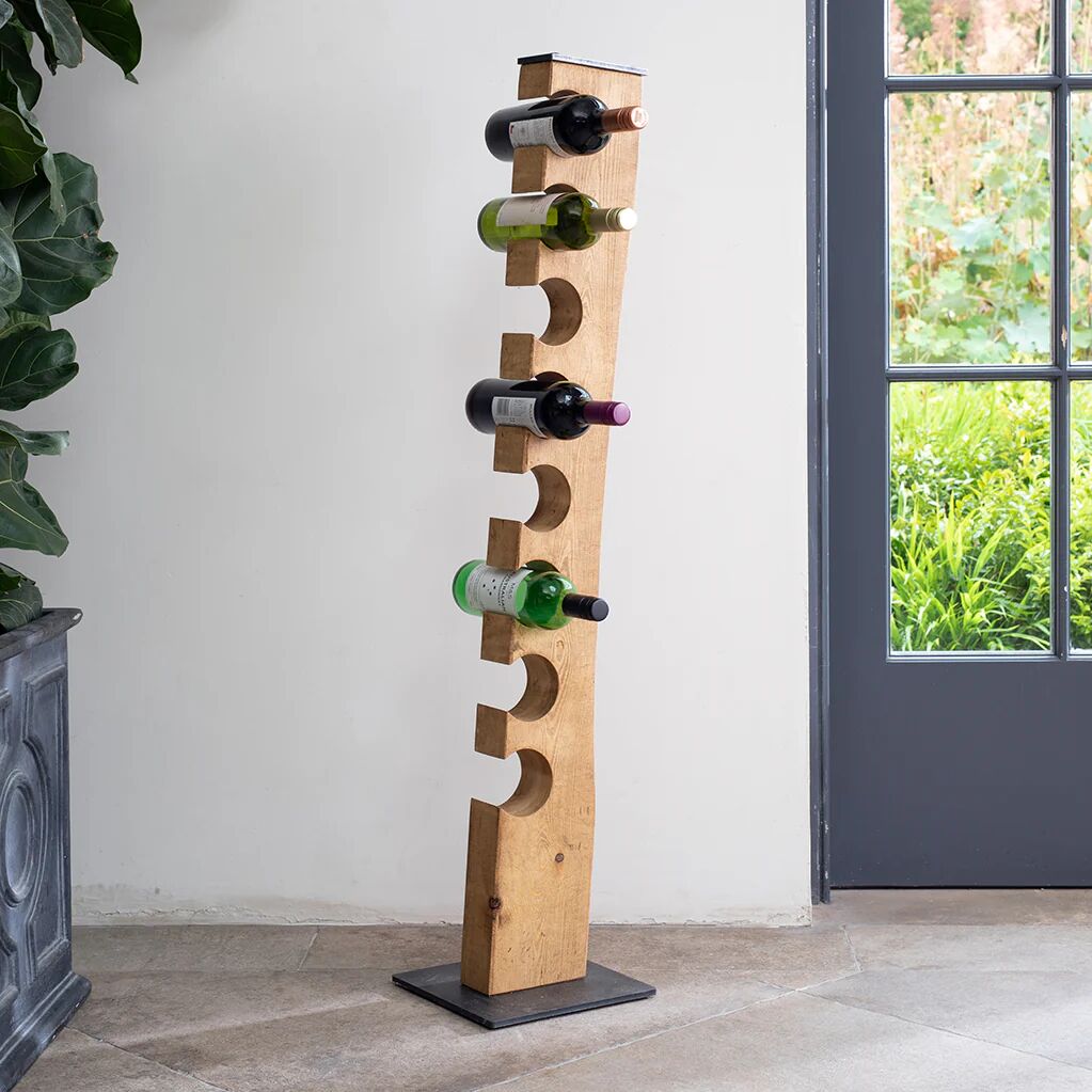 Armstrong Wine Rack - Medium Oak Finish - Funky Chunky Furniture  - Funky Chunky Furniture