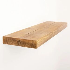 9x2 Smooth Floating Shelf (22x4.5cm) - 140cm Smoke Pine  - Funky Chunky Furniture