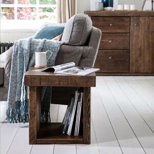 Derwent Side Table - Medium Oak   Funky Chunky Furniture  - Funky Chunky Furniture