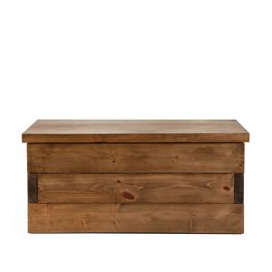 Harton Blanket Box - Medium Oak  - Funky Chunky Furniture