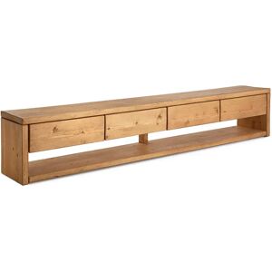 Pandon TV Stand 4 Drawers And Storage - Medium Oak  - Funky Chunky Furniture