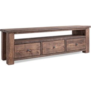 Coleridge 3 Drawer TV Stand - Walnut   Funky Chunky Furniture  - Funky Chunky Furniture