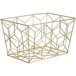 Gold Metal Storage Box   Funky Chunky Furniture  - Funky Chunky Furniture