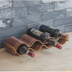 Walnut Wine Rack   Funky Chunky Furniture  - Funky Chunky Furniture