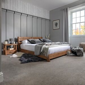 Sandhaven Bed Frame - Double Smoke Pine  - Funky Chunky Furniture