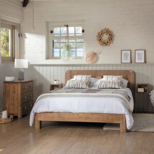 Gosforth Bed Frame - Super King Medium Oak  - Funky Chunky Furniture