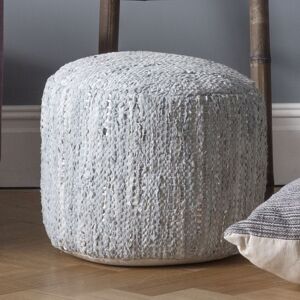 Grey Fabric Pouffe  - Funky Chunky Furniture