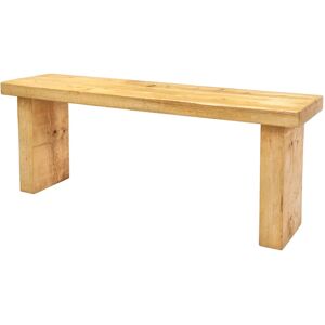 Chopwell Bench - Medium Oak - 55cm   Funky Chunky Furniture  - Funky Chunky Furniture