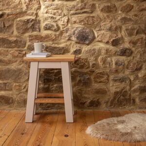 Langley Oak Bar Stool - Paw Print  - Funky Chunky Furniture