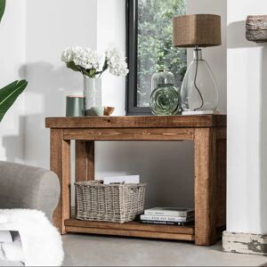 Wansbeck Console Table - Smoke Pine   Funky Chunky Furniture  - Funky Chunky Furniture