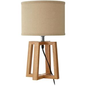 Wooden Table Lamp & Shade  - Funky Chunky Furniture