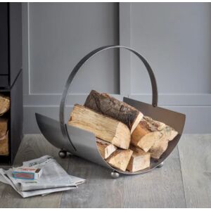 Steel Curved Log Basket   Funky Chunky Furniture  - Funky Chunky Furniture