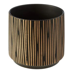 Ceramic Honey Striped Planter - Outlet - Save 20%  - Funky Chunky Furniture