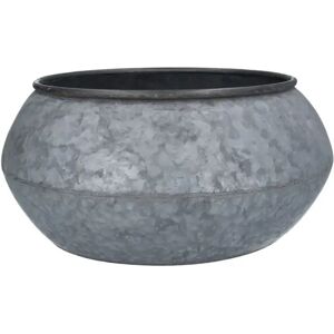 Galvanised Metal Bowl Planter  - Funky Chunky Furniture