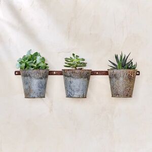 Triple Wall Hung Planter   Funky Chunky Furniture  - Funky Chunky Furniture