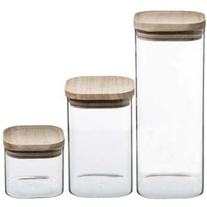 Set Of 3 Storage Jars With Lids  - Funky Chunky Furniture