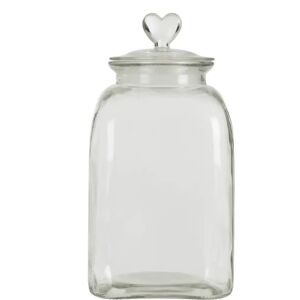 Loves Me Glass Storage Jar - Large   Funky Chunky Furniture  - Funky Chunky Furniture