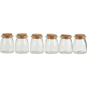 Set of Large Round Glass Jars with Cork Stoppers   Funky Chunky Furniture  - Funky Chunky Furniture