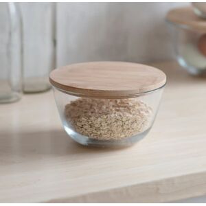 Bamboo & Glass Storage Bowl  - Funky Chunky Furniture