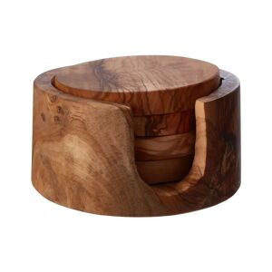 Olive Wood Coasters - Round   Funky Chunky Furniture  - Funky Chunky Furniture