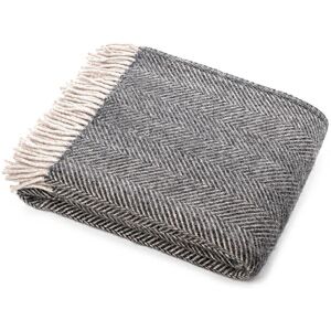 Charcoal Grey Wool Throw   Funky Chunky Furniture  - Funky Chunky Furniture