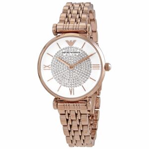 Armani - T-Bar Rose Gold Tone Ladies Watch AR11244