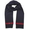 Gucci -Knitted Scarf GG Logo - Navy/Red