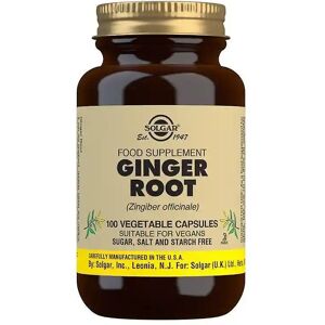 Solgar - Ginger Root Extract Vegetable Capsules (100)