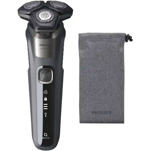 Philips - Series 5000 Wet and Dry Carbon Grey Electric Shaver S5587/10  w/ Pouch