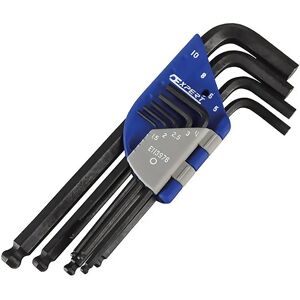 Expert Long Arm Ball End Hex Key Set 9 Piece 1.5mm-10mm