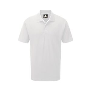 ORN 1190-30 Oriole Moisture Wicking Poloshirt S  White