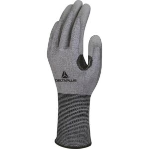 Delta Plus VENICUTF03 PU Palm Coated Glove  Cut F Gauge 13  8  Grey