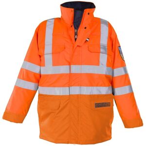 Roots RO4517 Stormbuster Contractor Hi-Vis Flame Retardant Parka M  Orange