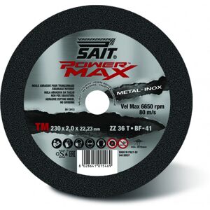 Sait 001546 POWER MAX Flat Zirconia Cutting Disc 230mm (Pack Of 10) Sait 001546 POWER MAX Flat Zirconia Cutting Disc 230mm (Pack Of 10)