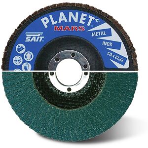 Sait 041605 Planet Mars Abrasive Flap Disc 40G 125mm Sait 041605 Planet Mars Abrasive Flap Disc 40G 125mm