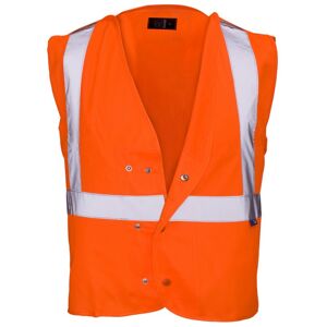 Supertouch 34581 Quick Release Hi-Vis Railway Waistcoat GORT3279 S  Orange