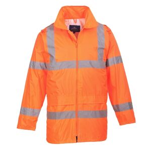 Portwest H440 Hi-Vis Rain Jacket XS  Orange