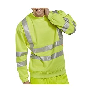 Beeswift BSSEN Hi-Vis Sweatshirt S  Yellow